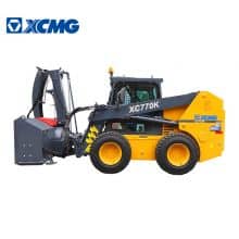 XCMG Official 1 ton mini skid steer loader XC770K Chinese skid steer loader attachment for sale